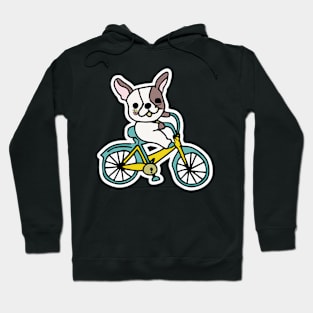 French Bulldog Bicycle Dog Lover Frenchie Hoodie